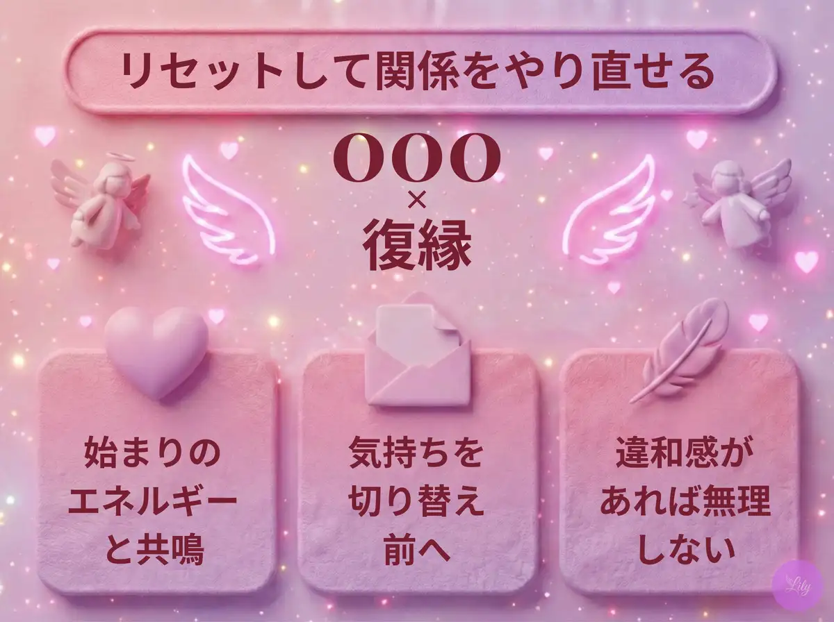 リリーのエンジェルナンバー 000 x 復縁