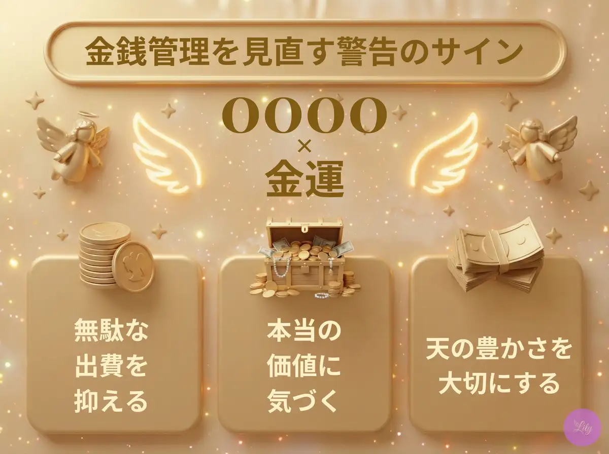 リリーのエンジェルナンバー 0000 x 金運
