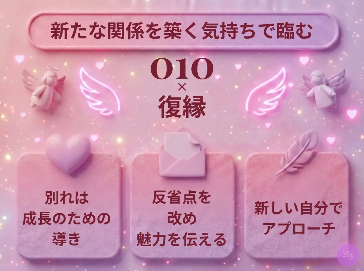 リリーのエンジェルナンバー 010 x 復縁