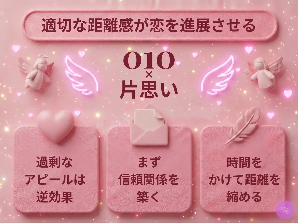 リリーのエンジェルナンバー 010 x 片思い