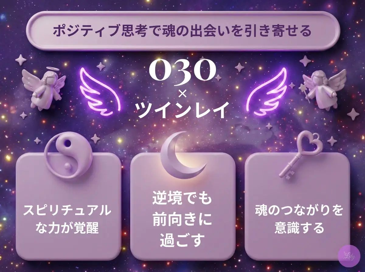 リリーのエンジェルナンバー 030 x ツインレイ