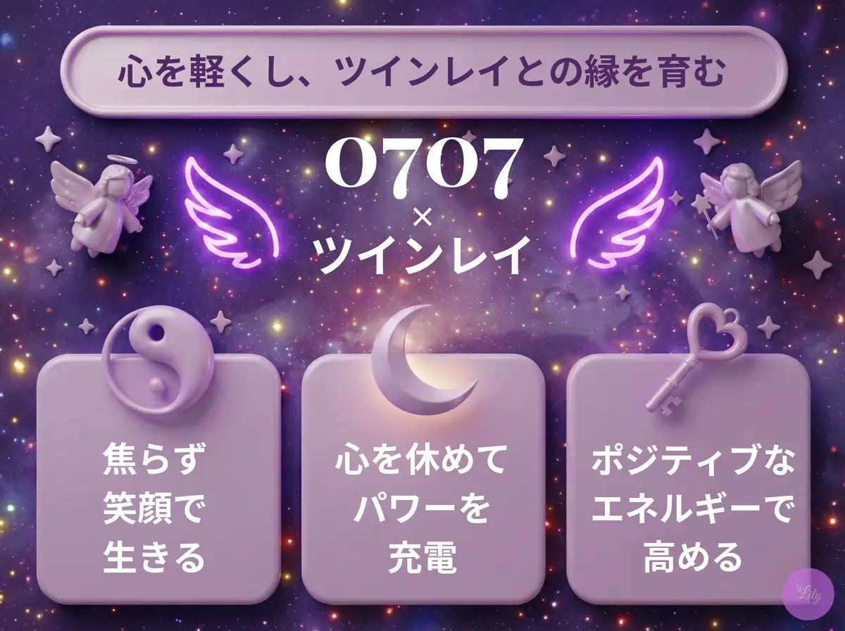 リリーのエンジェルナンバー 0707 x ツインレイ