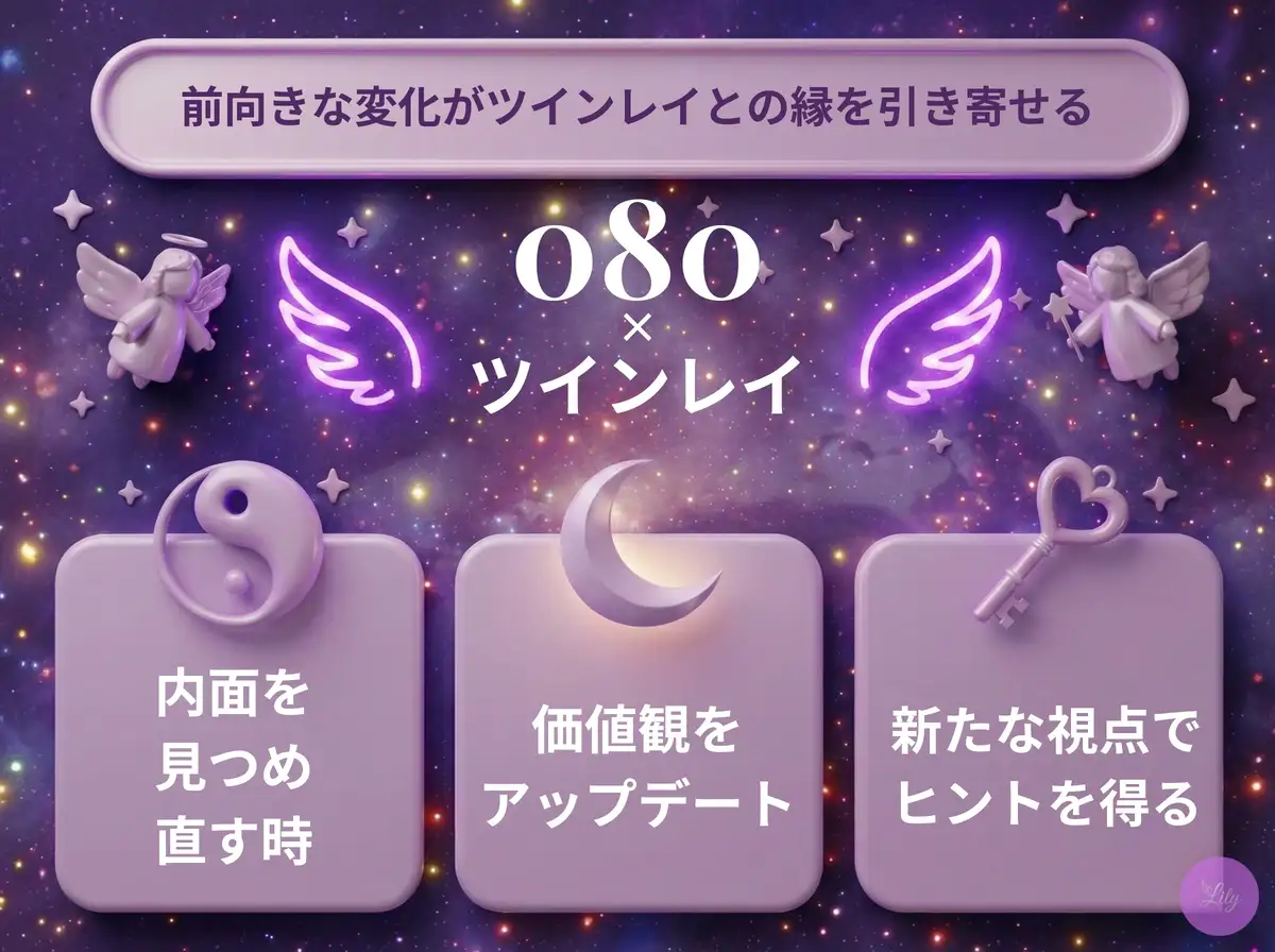 リリーのエンジェルナンバー 080 x ツインレイ