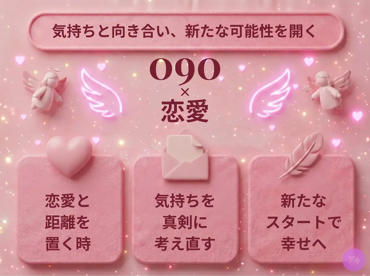 リリーのエンジェルナンバー 090 x 恋愛