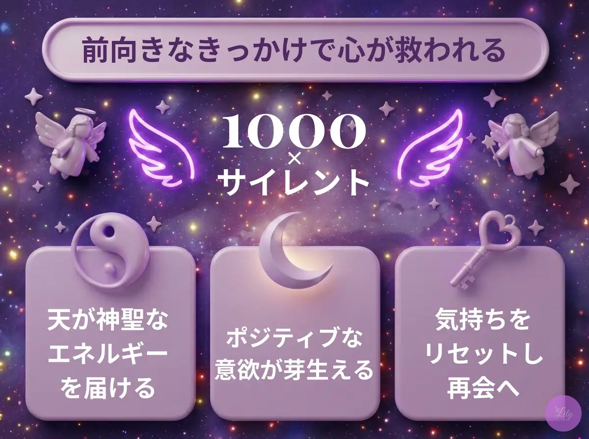 リリーのエンジェルナンバー 1000 x サイレント
