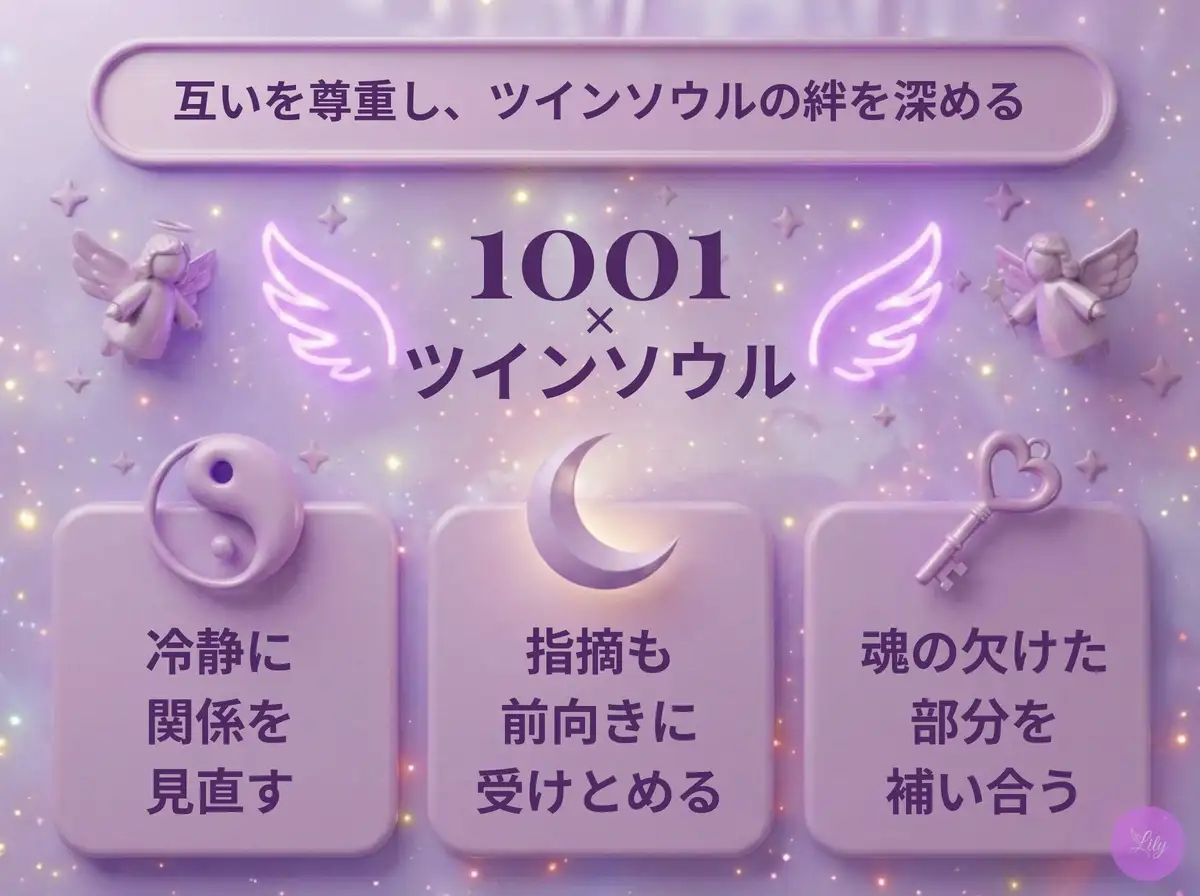 リリーのエンジェルナンバー 1001 x ツインソウル