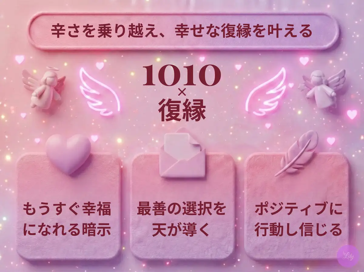 リリーのエンジェルナンバー 1010 x 復縁