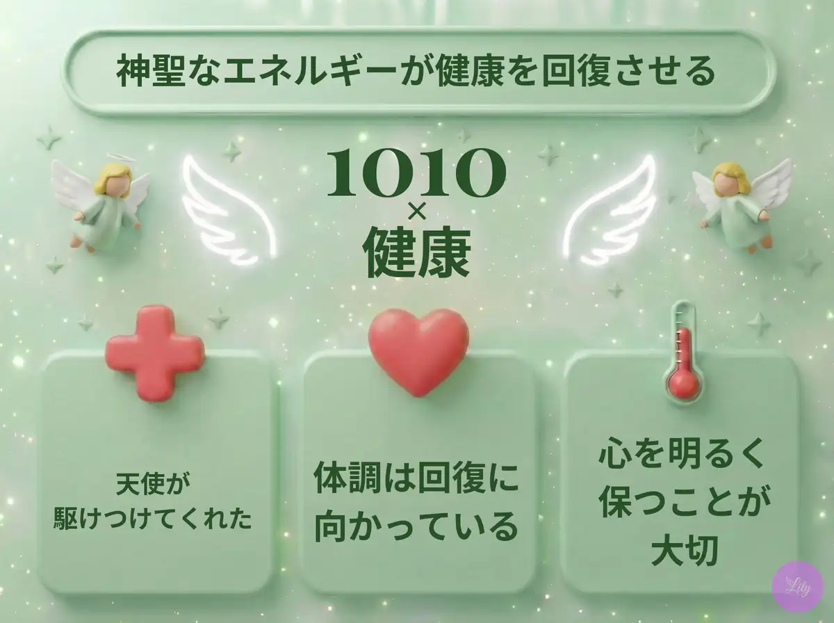 リリーのエンジェルナンバー 1010 x 健康