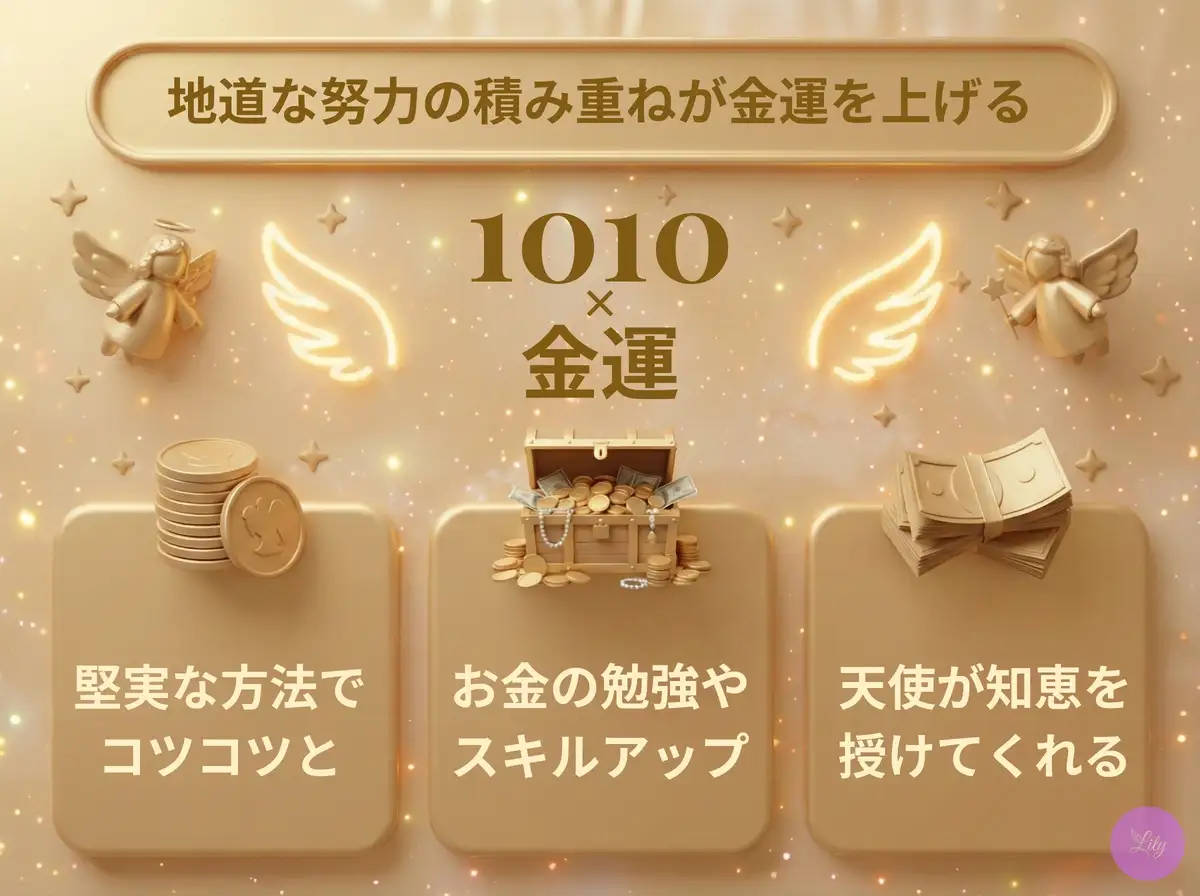 リリーのエンジェルナンバー 1010 x 金運