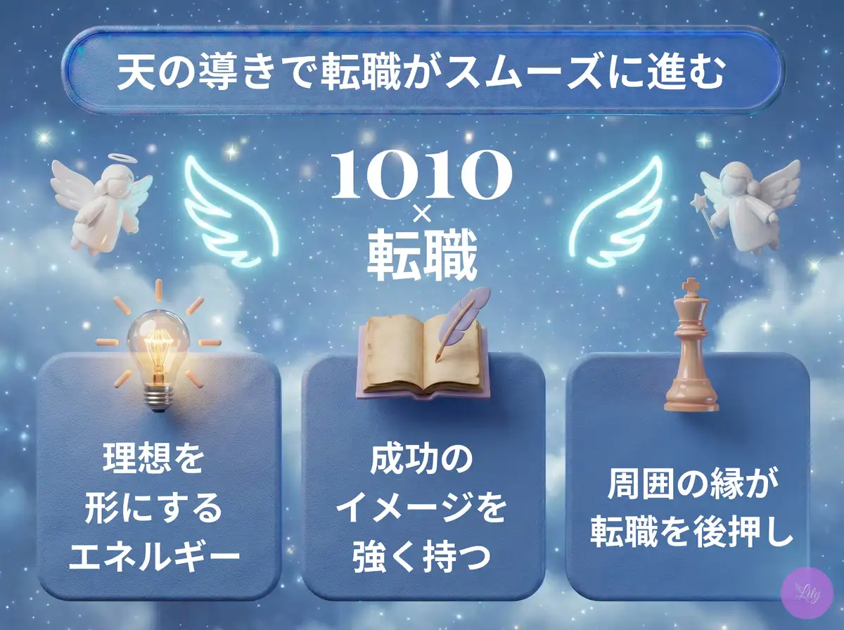 リリーのエンジェルナンバー 1010 x 転職