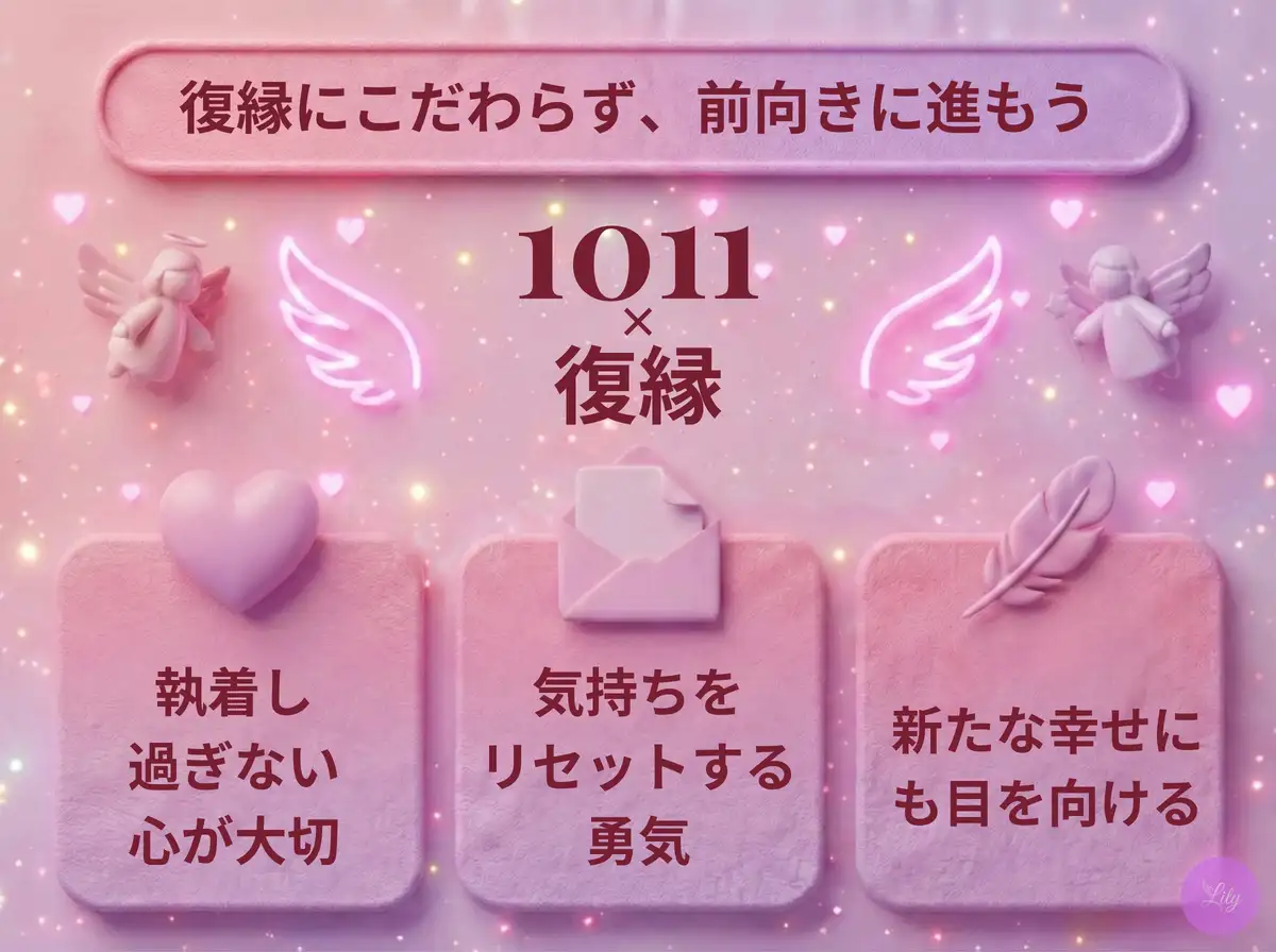 リリーのエンジェルナンバー 1011 x 復縁