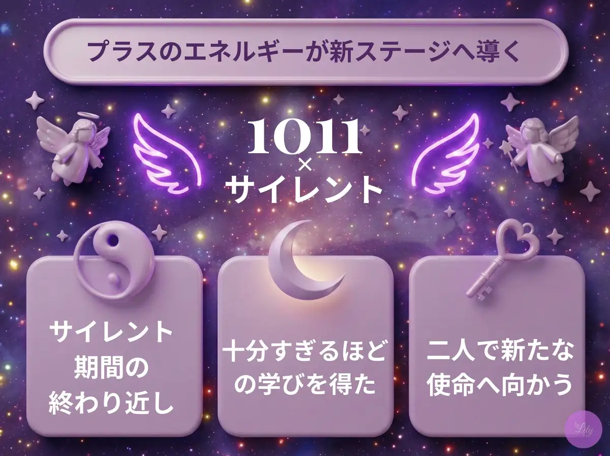 リリーのエンジェルナンバー 1011 x サイレント