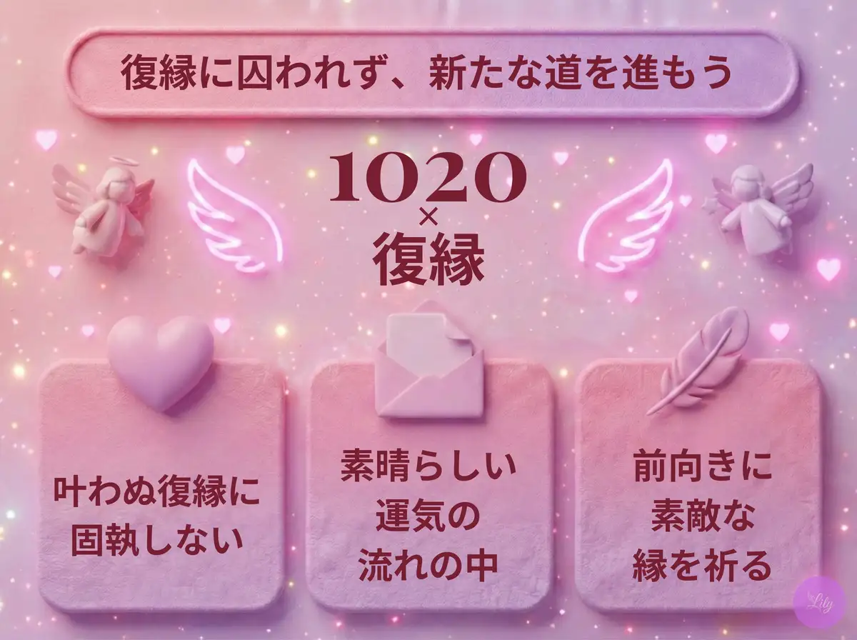 リリーのエンジェルナンバー 1020 x 復縁