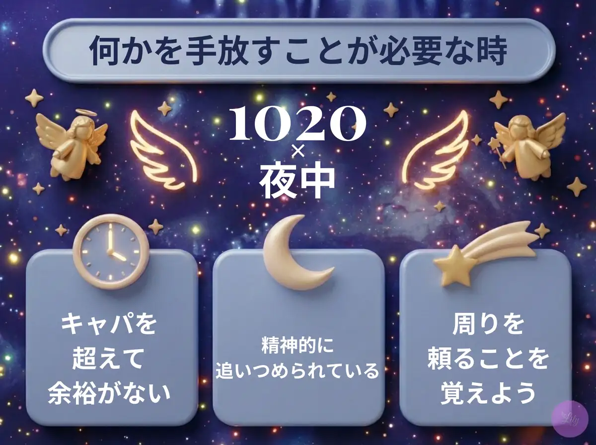 リリーのエンジェルナンバー 1020 x 夜中