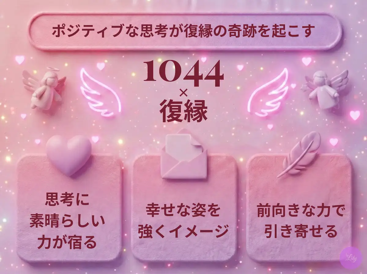 リリーのエンジェルナンバー 1044 x 復縁