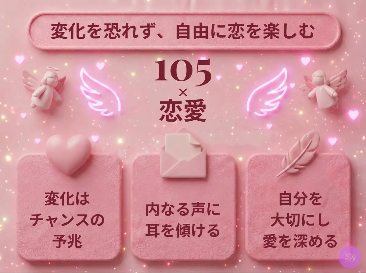 リリーのエンジェルナンバー 105 x 恋愛