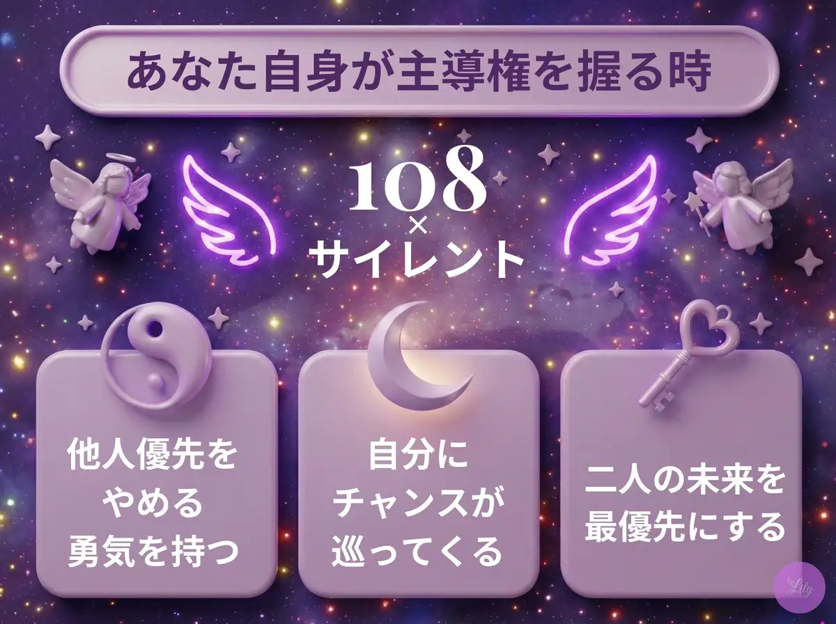 リリーのエンジェルナンバー 108 x サイレント