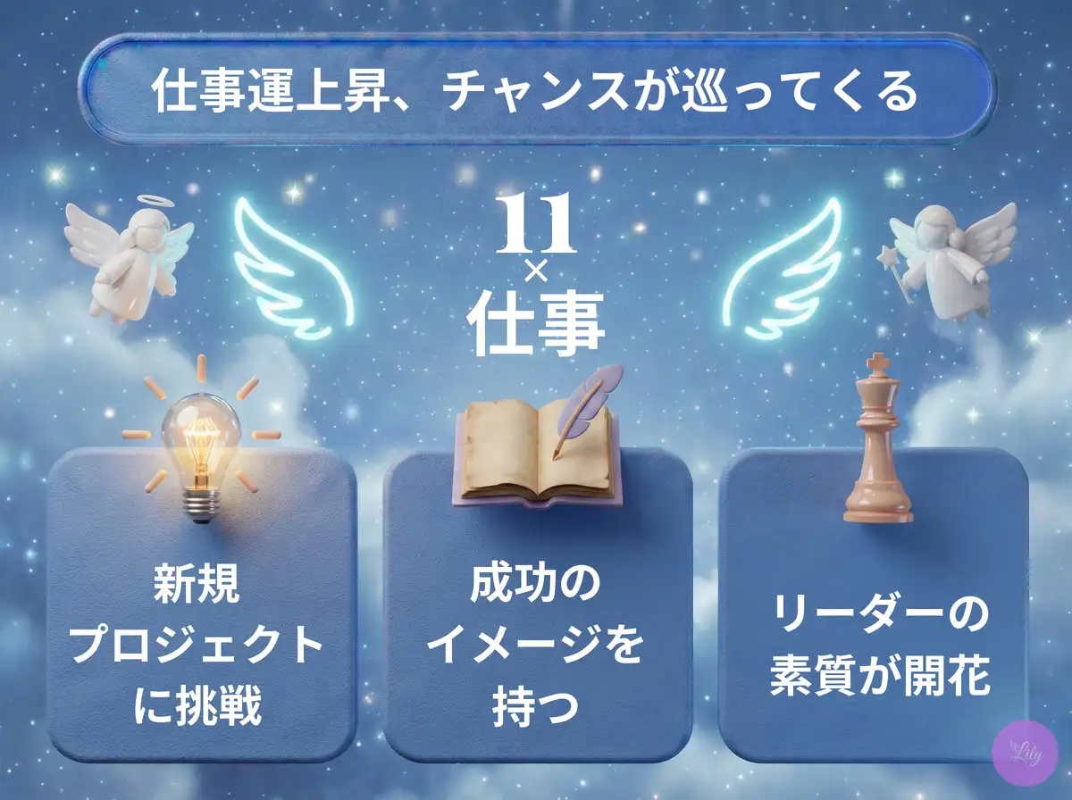 リリーのエンジェルナンバー 11 x 仕事