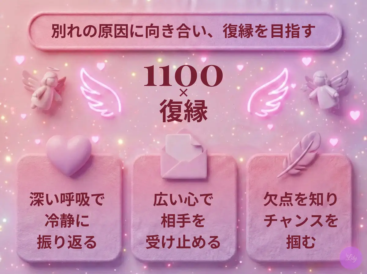 リリーのエンジェルナンバー 1100 x 復縁