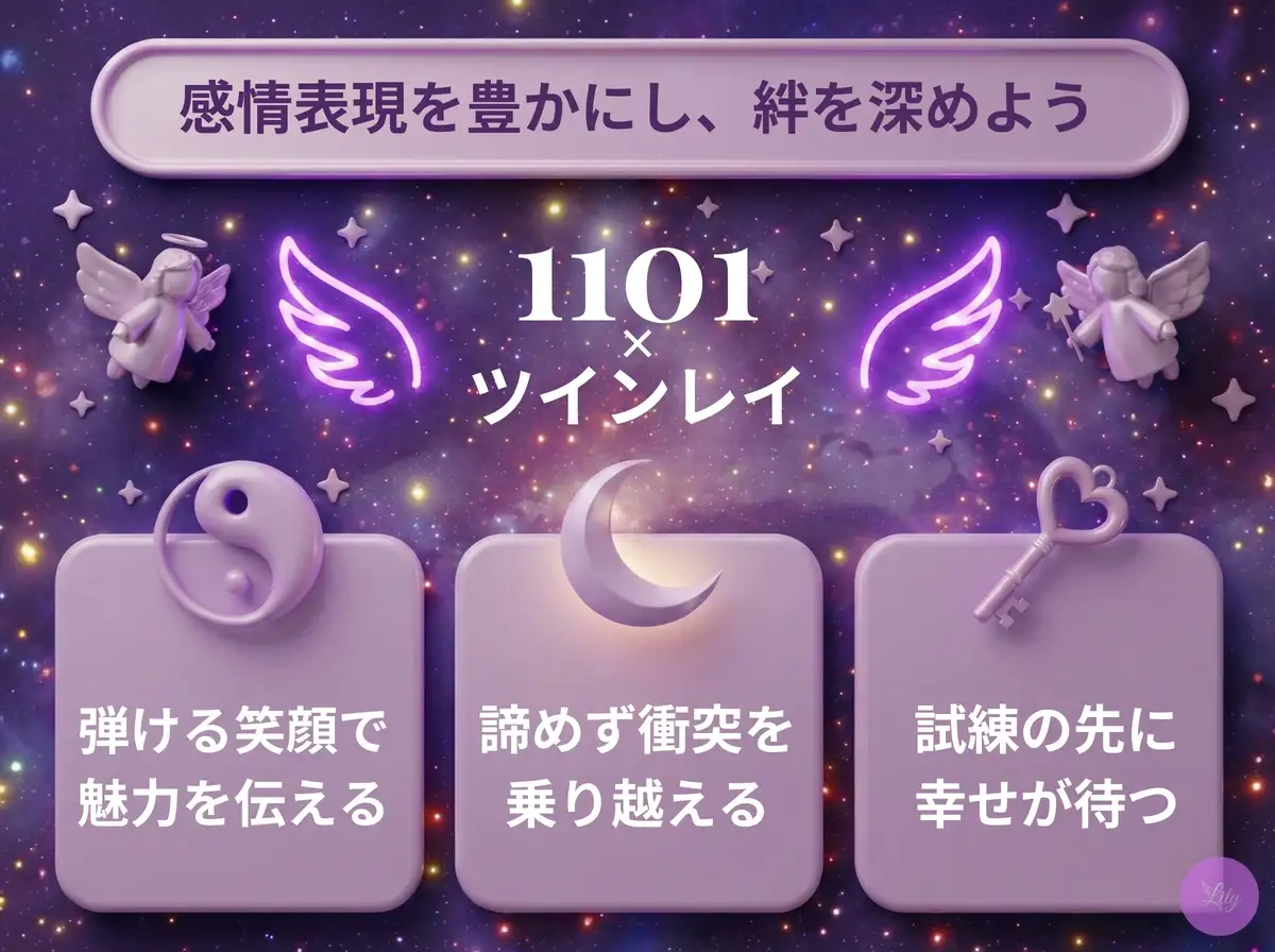 リリーのエンジェルナンバー 1101 x ツインレイ