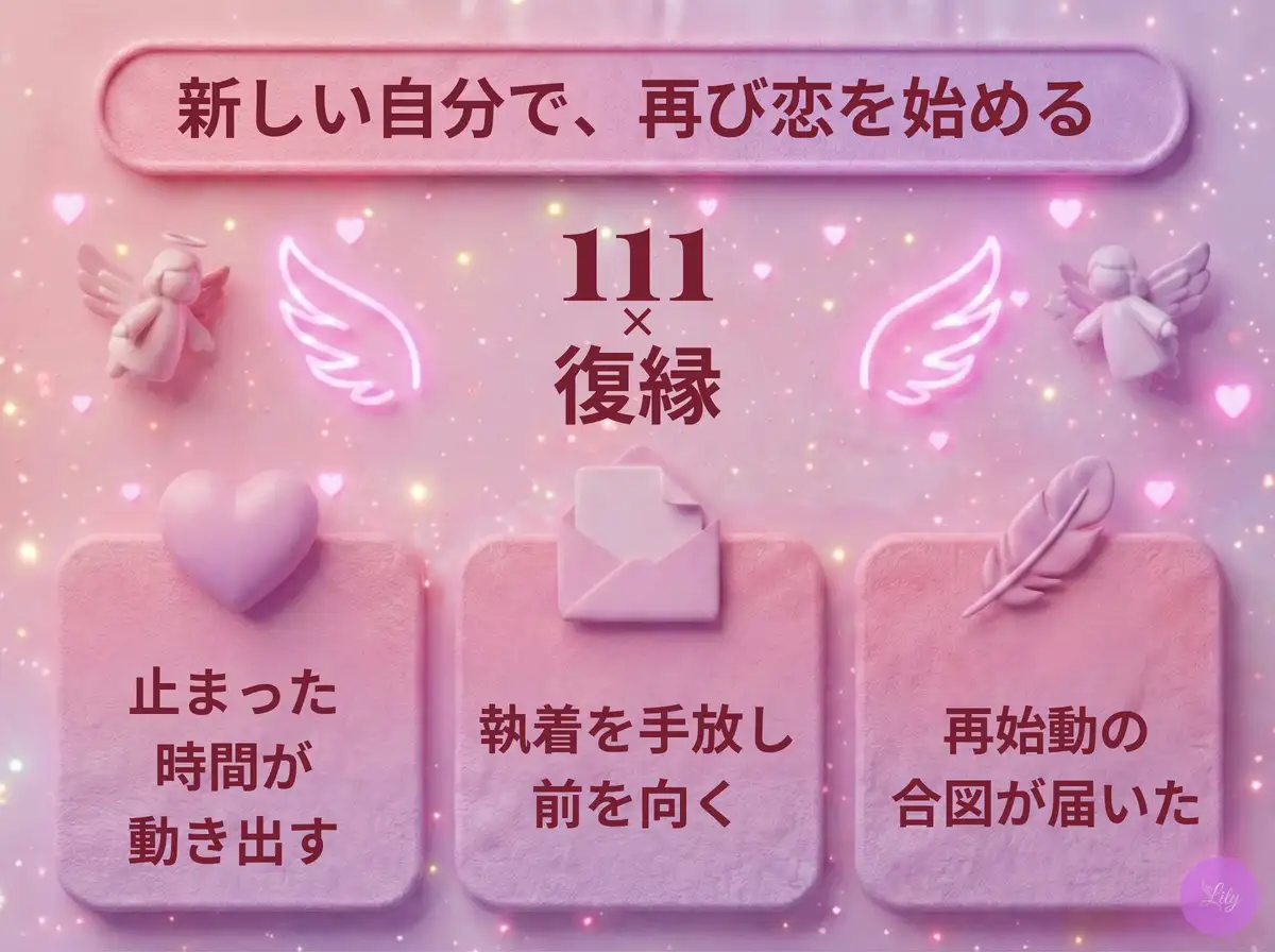 リリーのエンジェルナンバー 111 x 復縁