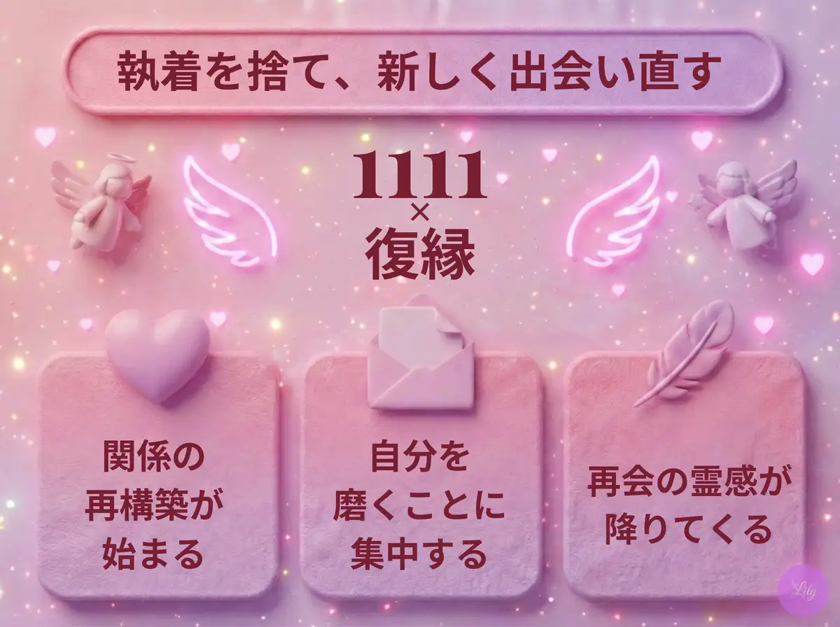リリーのエンジェルナンバー 1111 x 復縁
