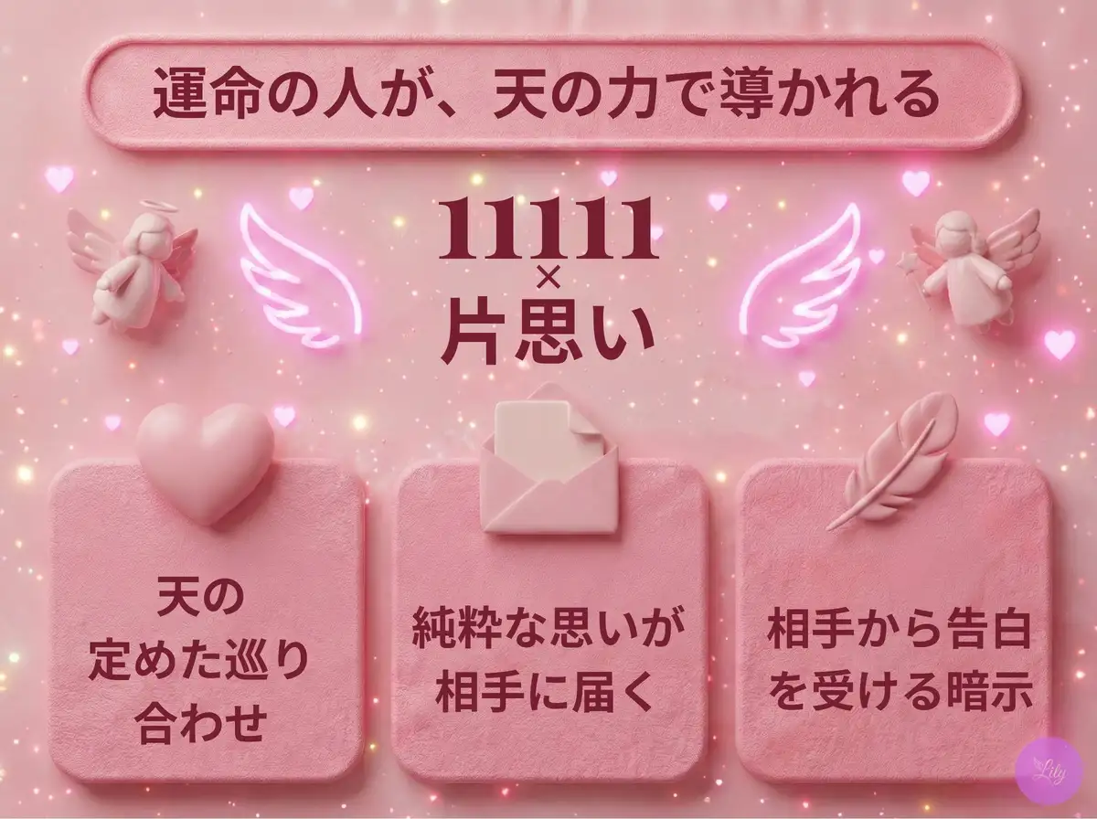 リリーのエンジェルナンバー 11111 x 片思い