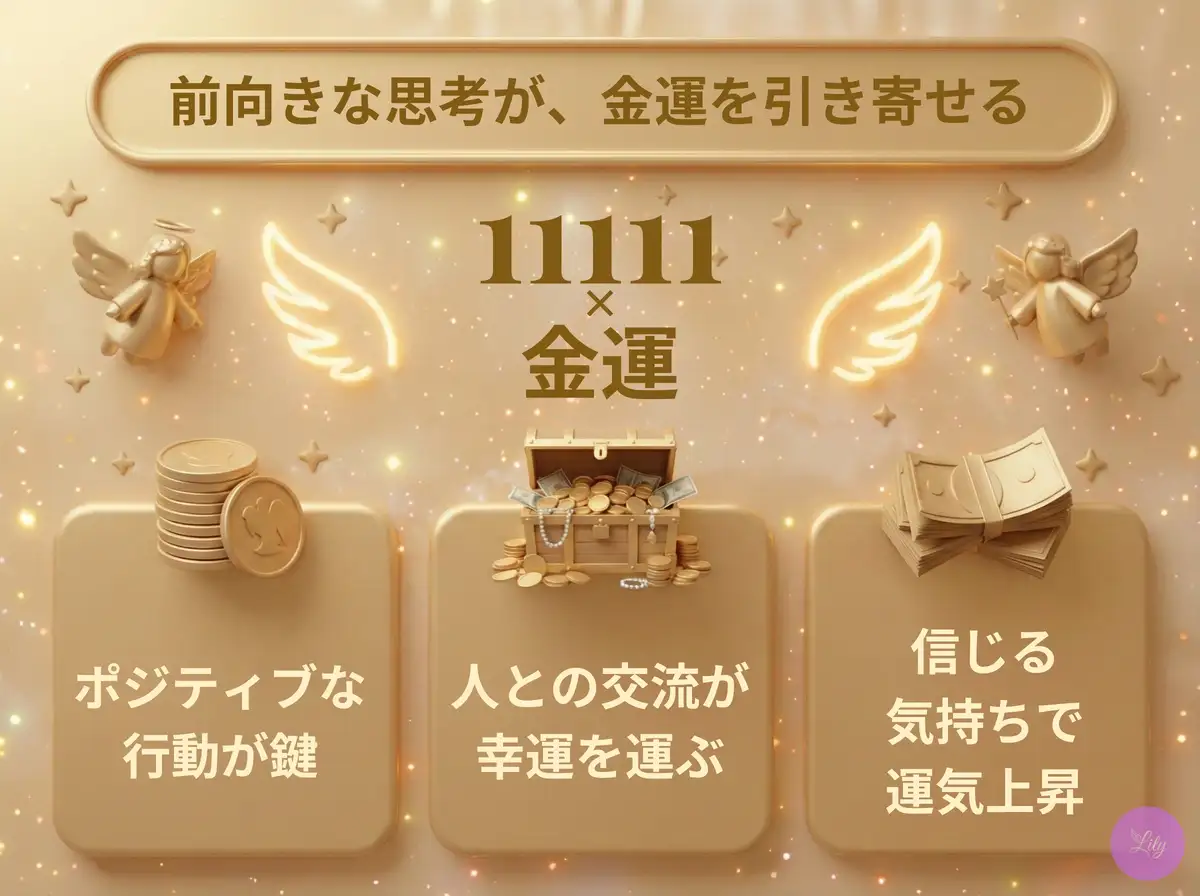 リリーのエンジェルナンバー 11111 x 金運