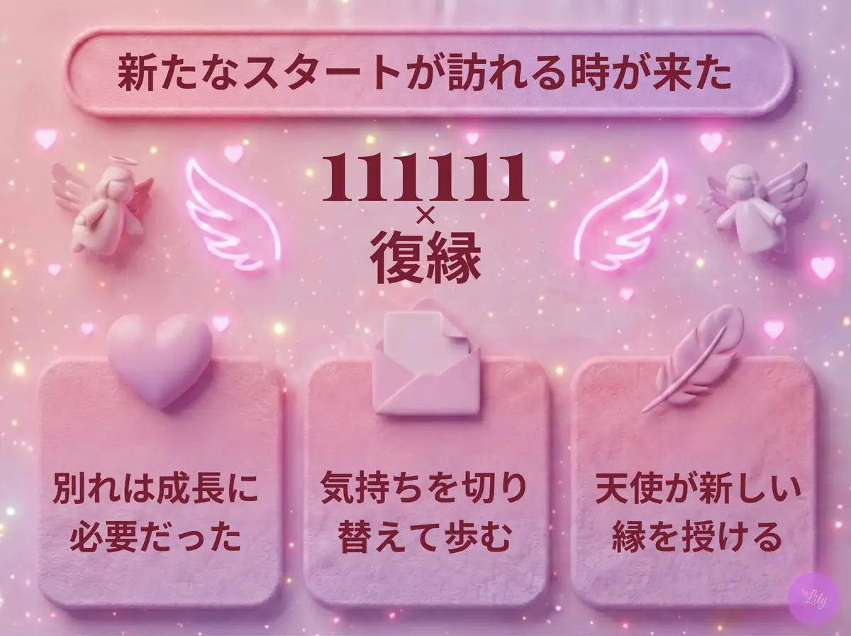 リリーのエンジェルナンバー 111111 x 復縁