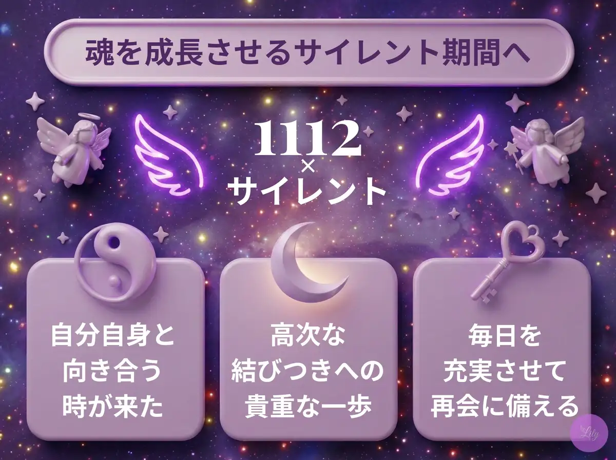 リリーのエンジェルナンバー 1112 x サイレント