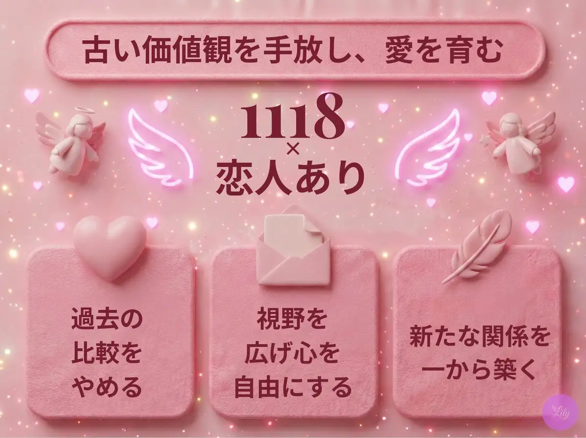 リリーのエンジェルナンバー 1118 x 恋人あり