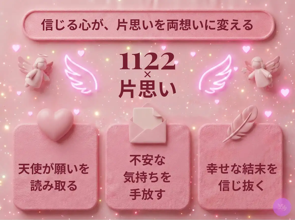 リリーのエンジェルナンバー 1122 x 片思い
