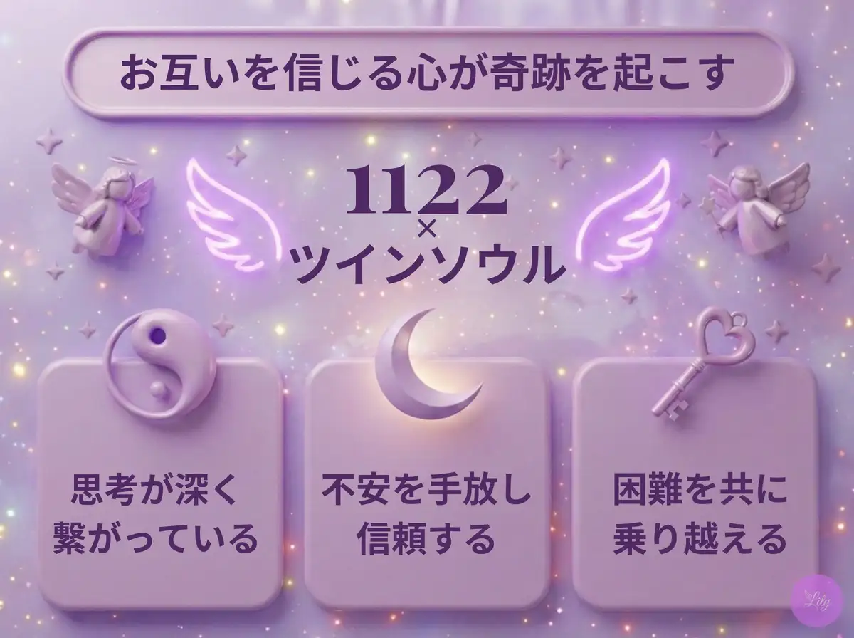 リリーのエンジェルナンバー 1122 x ツインソウル