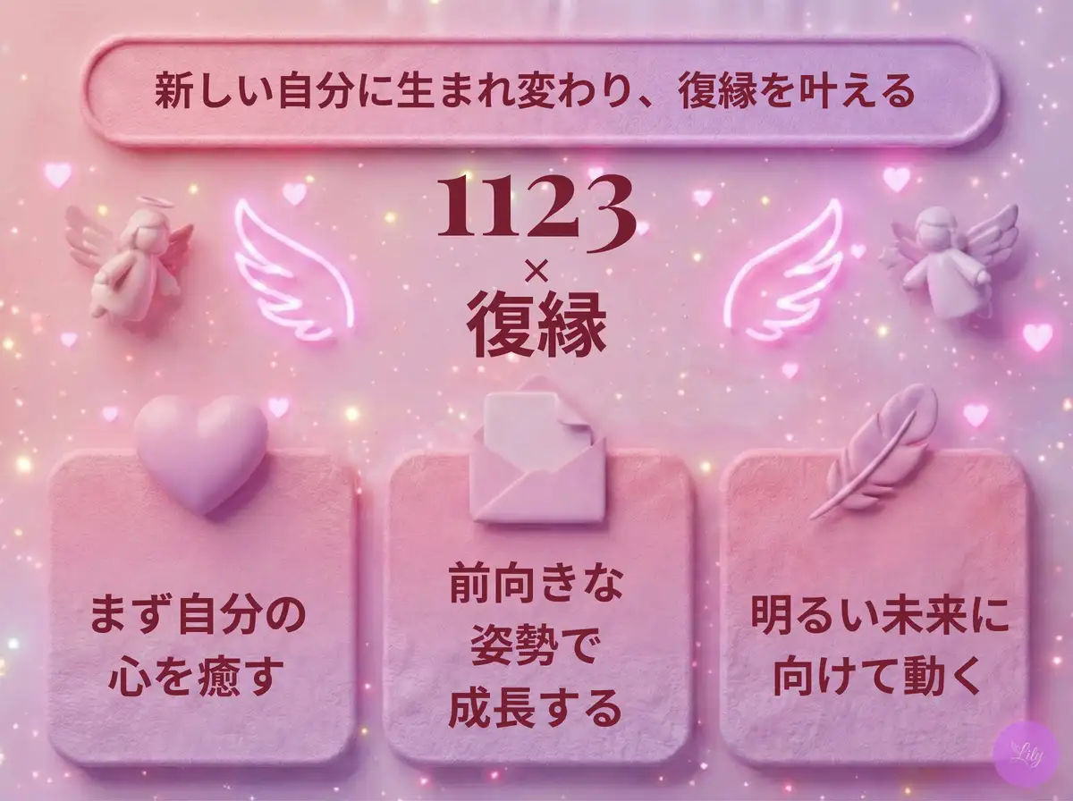 リリーのエンジェルナンバー 1123 x 復縁