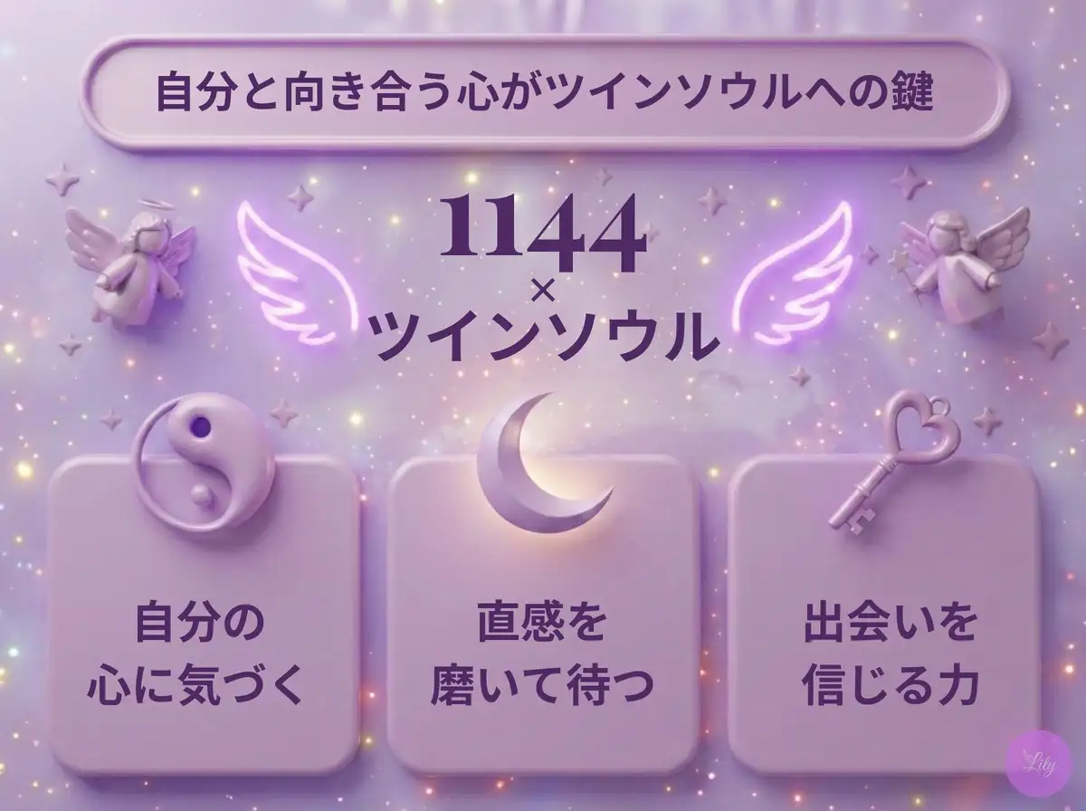 リリーのエンジェルナンバー 1144 x ツインソウル