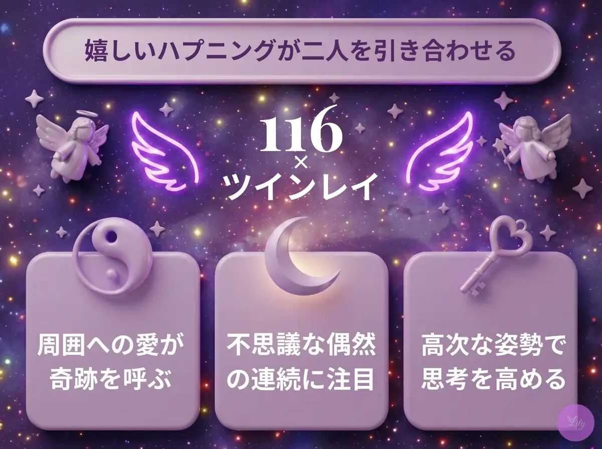 リリーのエンジェルナンバー 116 x ツインレイ