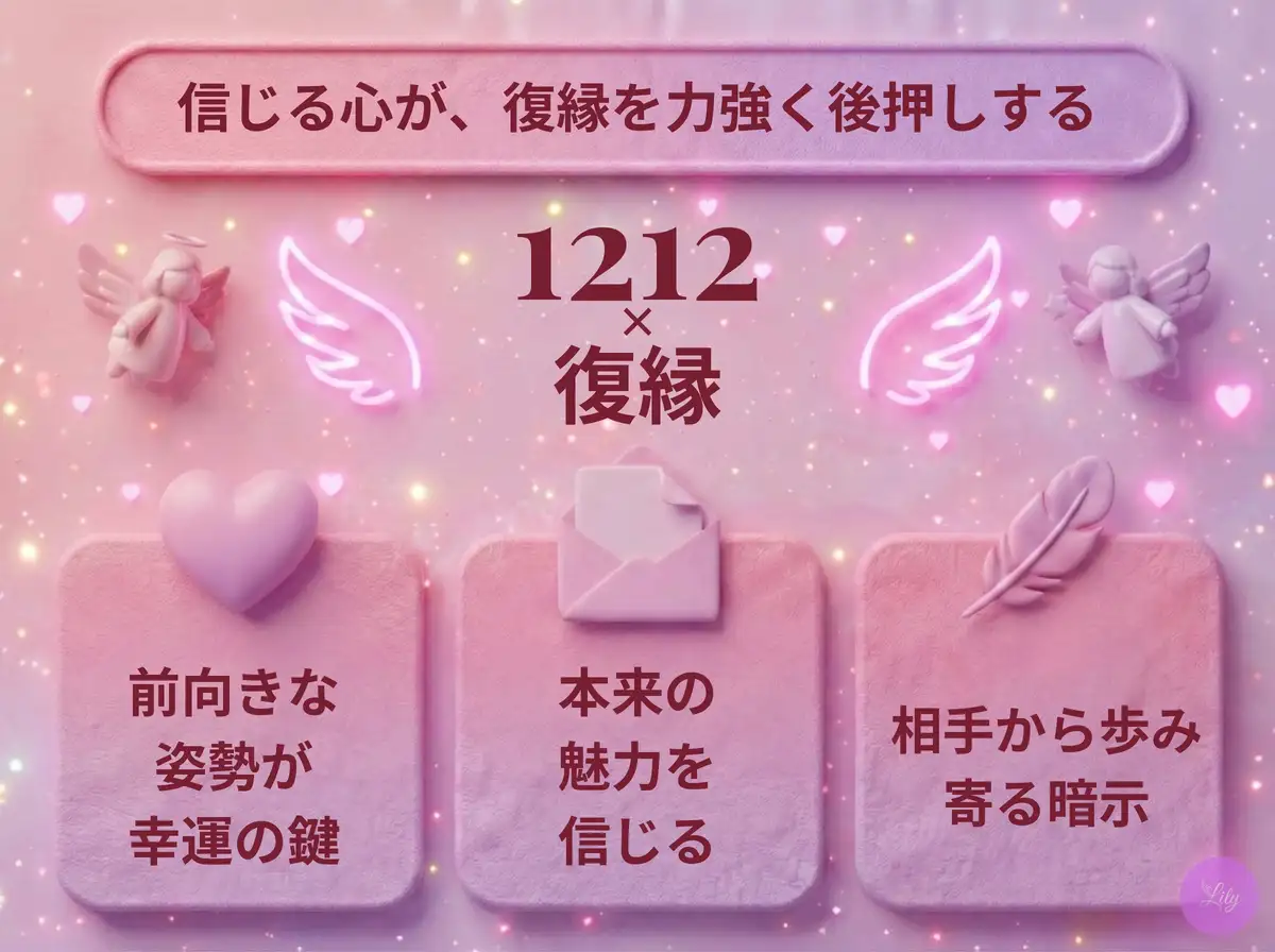 リリーのエンジェルナンバー 1212 x 復縁