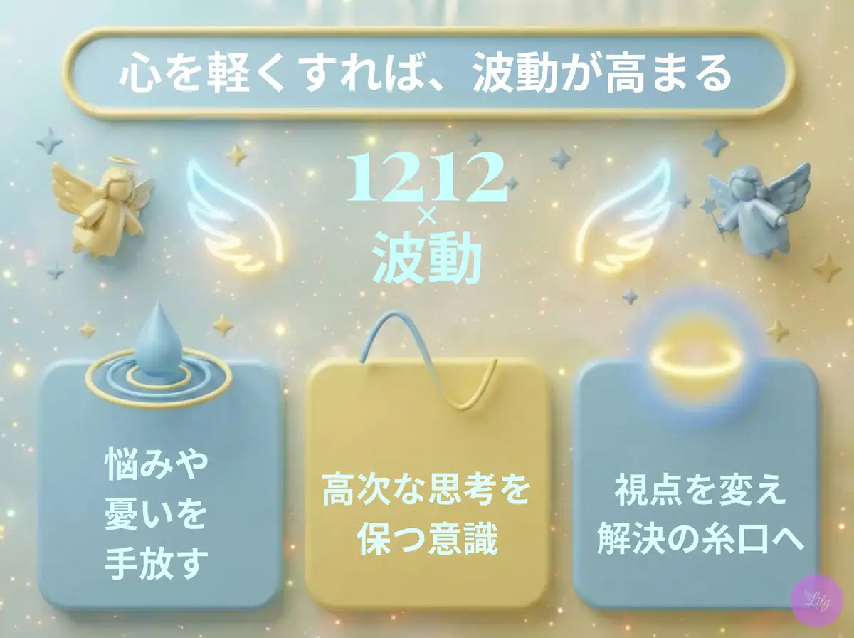 リリーのエンジェルナンバー 1212 x 波動