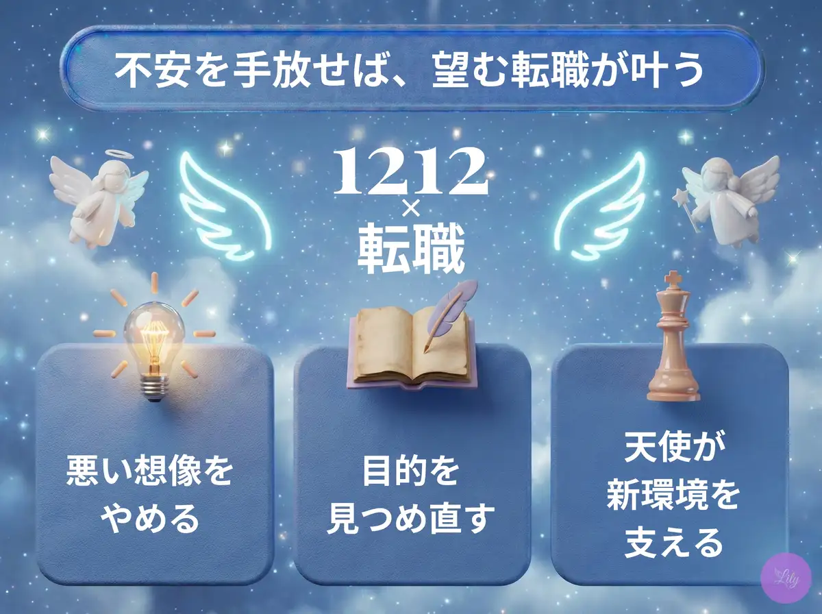 リリーのエンジェルナンバー 1212 x 転職