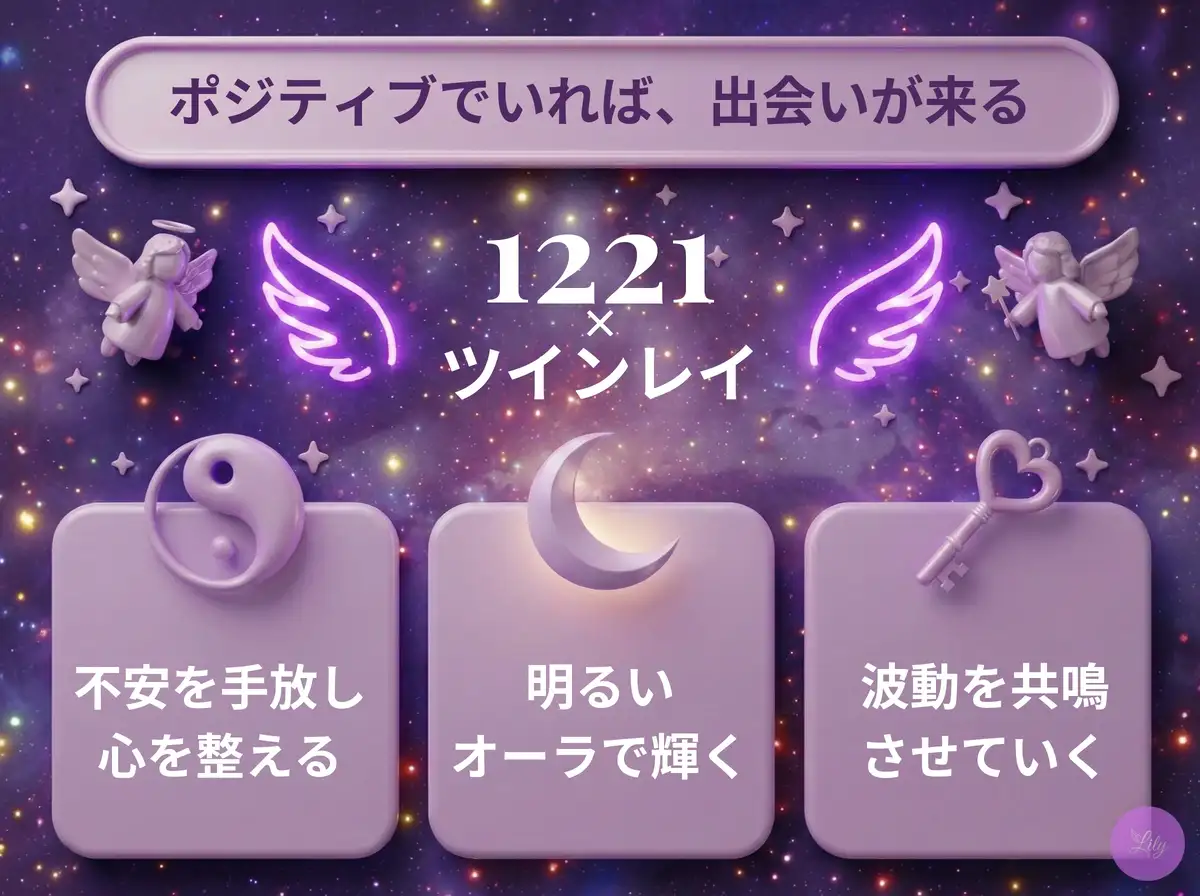 リリーのエンジェルナンバー 1221 x ツインレイ