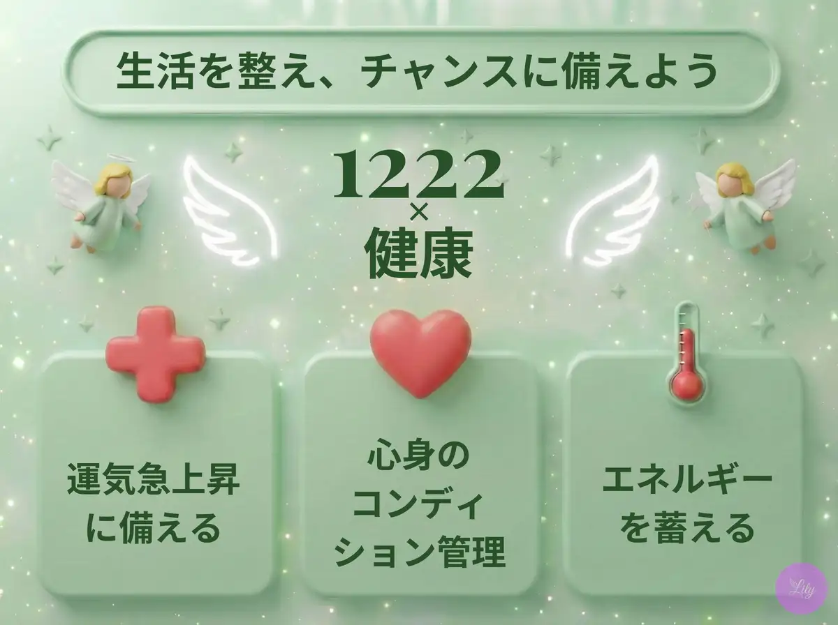 リリーのエンジェルナンバー 1222 x 健康