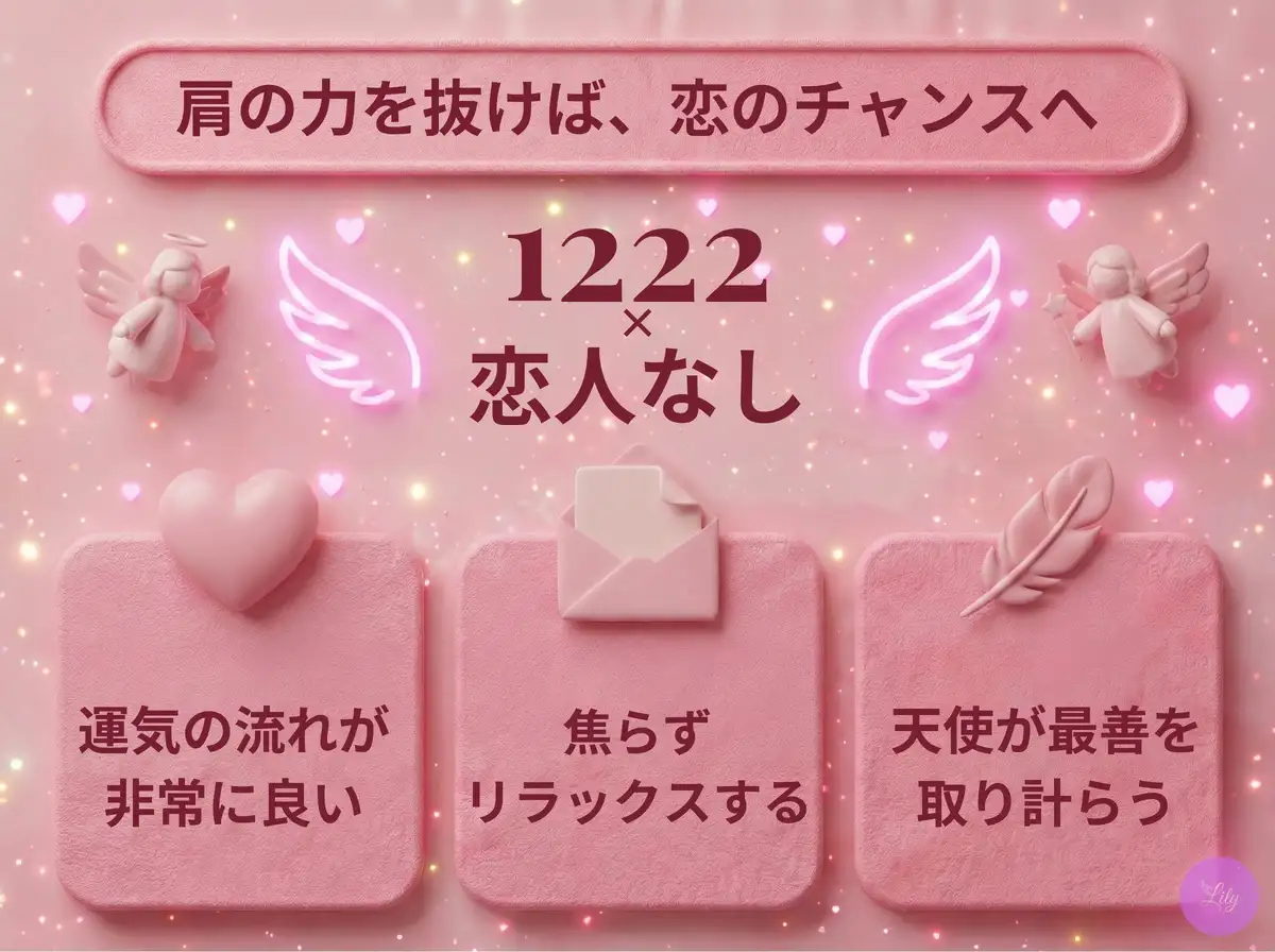 リリーのエンジェルナンバー 1222 x 恋人なし
