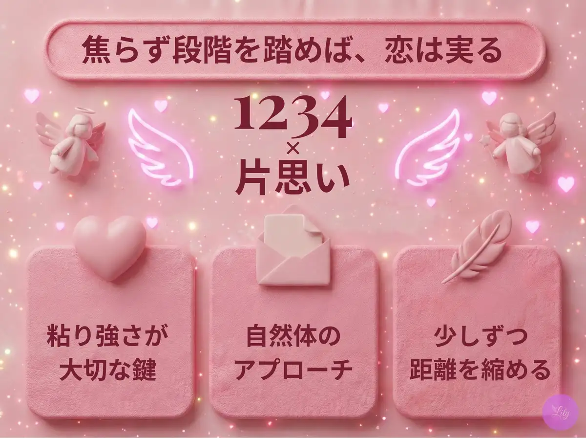 リリーのエンジェルナンバー 1234 x 片思い