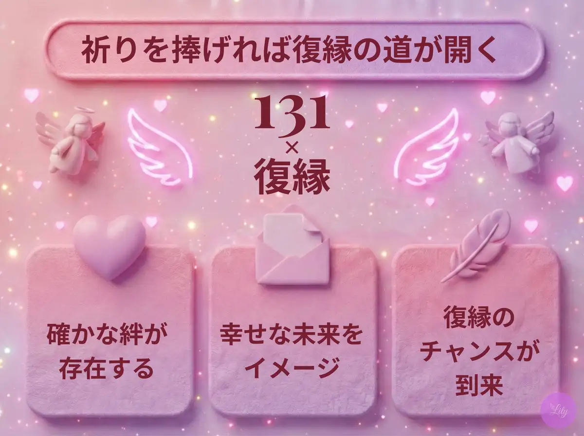 リリーのエンジェルナンバー 131 x 復縁