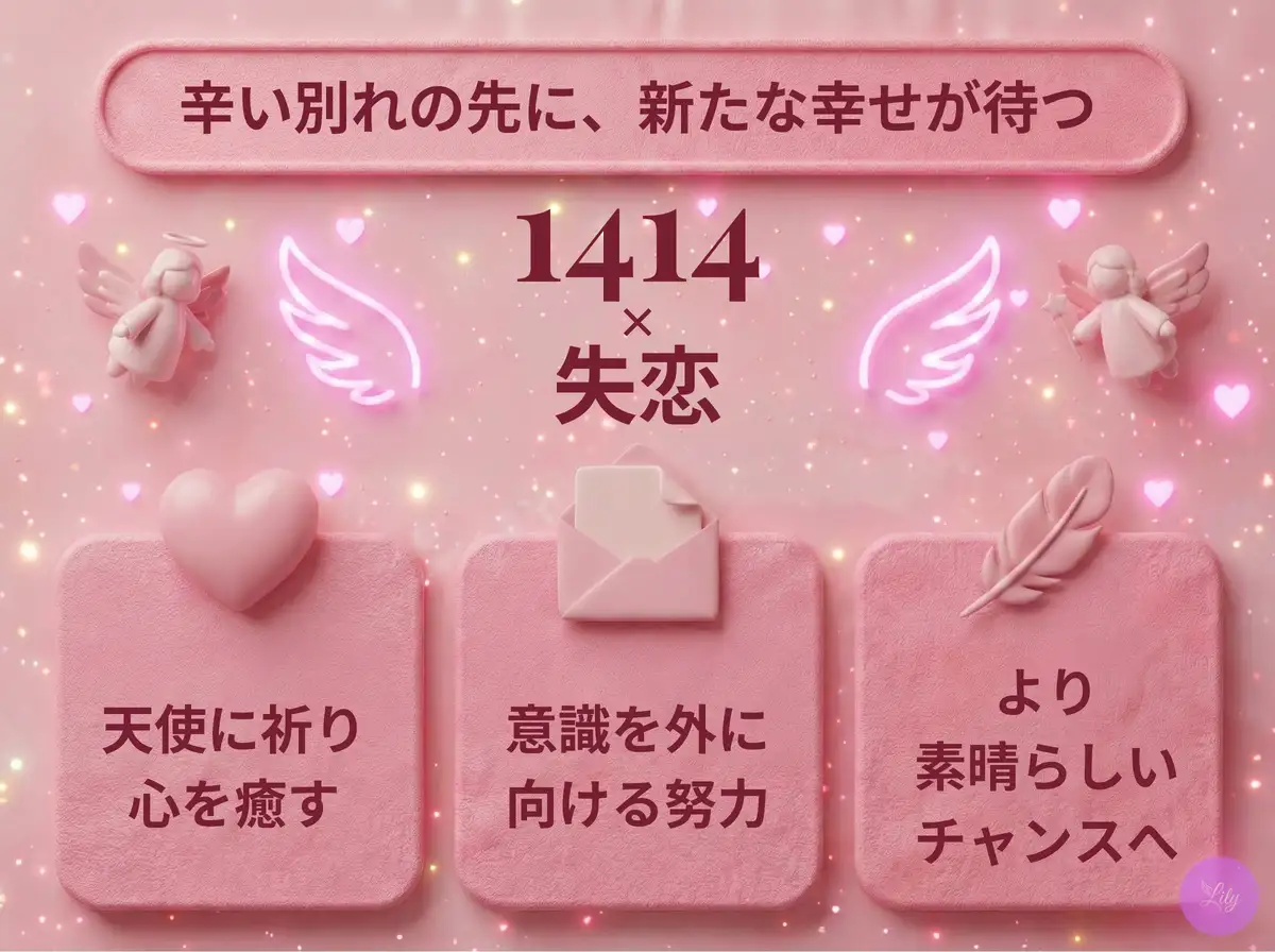リリーのエンジェルナンバー 1414 x 失恋