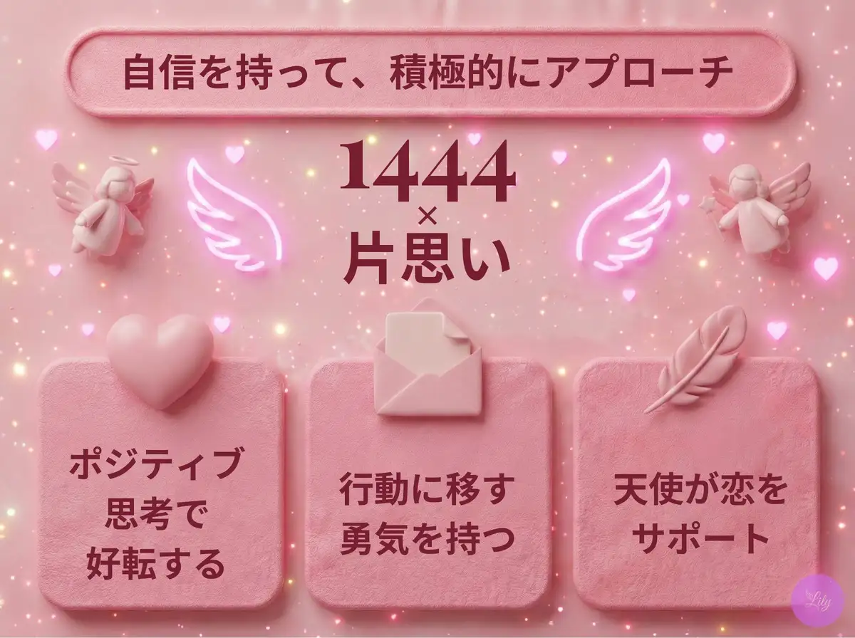 リリーのエンジェルナンバー 1444 x 片思い