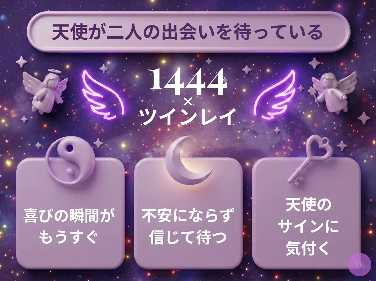 リリーのエンジェルナンバー 1444 x ツインレイ