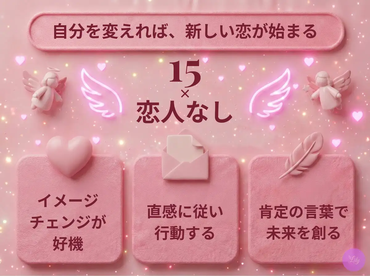 リリーのエンジェルナンバー 15 x 恋人なし
