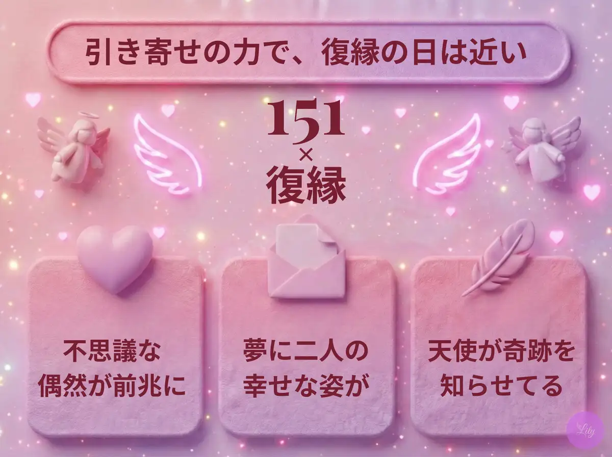 リリーのエンジェルナンバー 151 x 復縁