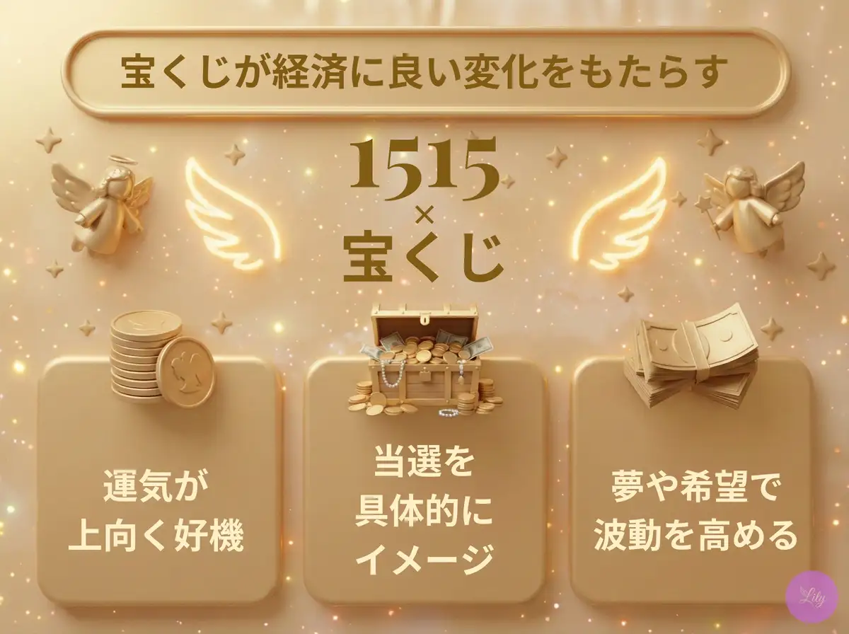 リリーのエンジェルナンバー 1515 x 宝くじ